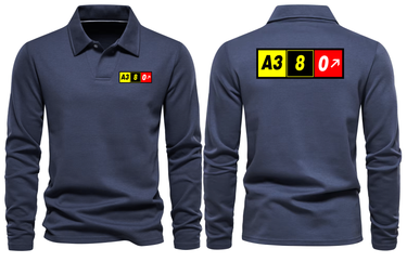 AIRBUS A380 LONG SLEEVE POLO